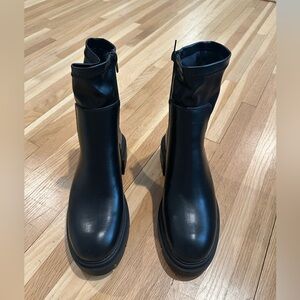 Topshop platform combat boots